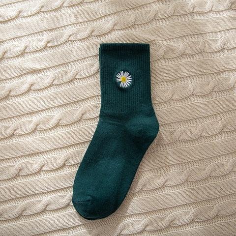 Combed Out Of Pure Cotton Socks Autumn Cute Japanese Harajuku Planet Magic Array Embroidery Long Socks Korean Style Kawaii Girls Socks For Men And Women