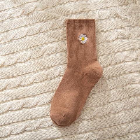 Combed Out Of Pure Cotton Socks Autumn Cute Japanese Harajuku Planet Magic Array Embroidery Long Socks Korean Style Kawaii Girls Socks For Men And Women