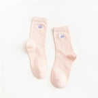 Combed Out Of Pure Cotton Socks Autumn Cute Japanese Harajuku Planet Magic Array Embroidery Long Socks Korean Style Kawaii Girls Socks For Men And Women