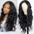 Long Body Wave Black Wig Synthetic Wigs for Black Women Middle Part Brown Red Pink Purple Cosplay Hair Wigs For Black Women Cosplay Wigs For Women Stevvex