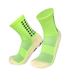 Unisex Cycling Socks Football Socks Round Silicone Suction Cup Grip Anti Slip Soccer Socks Sports Baseball Rugby Socks For Men And Women Stevvex