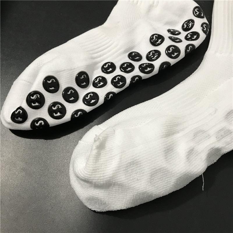 Unisex Cycling Socks Football Socks Round Silicone Suction Cup Grip Anti Slip Soccer Socks Sports Baseball Rugby Socks For Men And Women Stevvex
