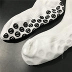 Unisex Cycling Socks Football Socks Round Silicone Suction Cup Grip Anti Slip Soccer Socks Sports Baseball Rugby Socks For Men And Women Stevvex