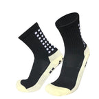 Unisex Cycling Socks Football Socks Round Silicone Suction Cup Grip Anti Slip Soccer Socks Sports Baseball Rugby Socks For Men And Women Stevvex