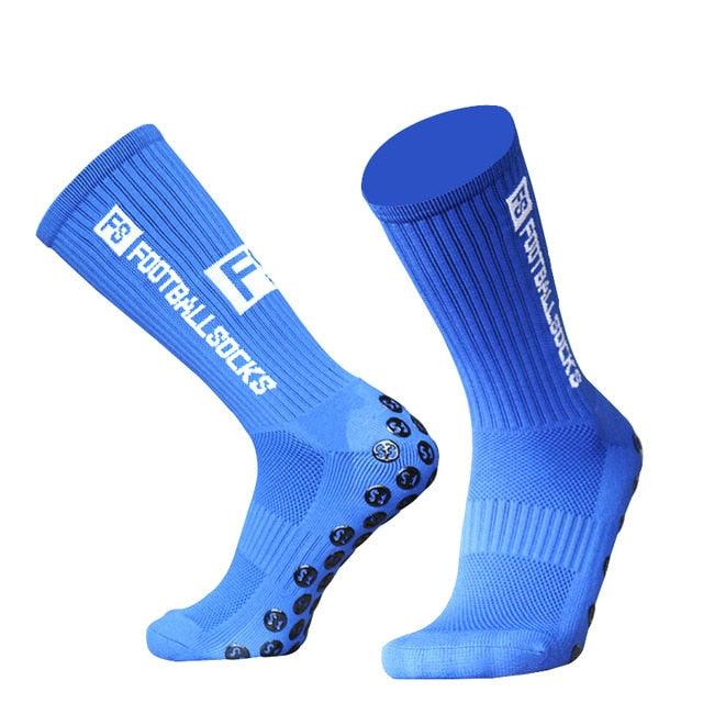 Unisex Cycling Socks Football Socks Round Silicone Suction Cup Grip Anti Slip Soccer Socks Sports Baseball Rugby Socks For Men And Women Stevvex
