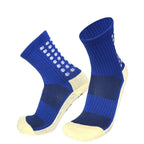 Unisex Cycling Socks Football Socks Round Silicone Suction Cup Grip Anti Slip Soccer Socks Sports Baseball Rugby Socks For Men And Women Stevvex