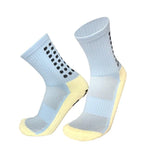 Unisex Cycling Socks Football Socks Round Silicone Suction Cup Grip Anti Slip Soccer Socks Sports Baseball Rugby Socks For Men And Women Stevvex