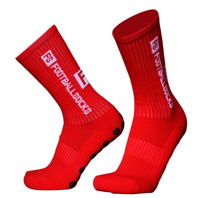 Unisex Cycling Socks Football Socks Round Silicone Suction Cup Grip Anti Slip Soccer Socks Sports Baseball Rugby Socks For Men And Women Stevvex