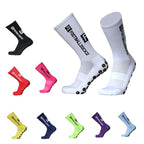 Unisex Cycling Socks Football Socks Round Silicone Suction Cup Grip Anti Slip Soccer Socks Sports Baseball Rugby Socks For Men And Women Stevvex