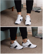 New Stylish Mens Walking Shoes Lace Up Sport Outdoor Jogging Athletic Shoes Comfortable Sneakers Running Lace Up Athletic Sneakers Outdoor Walking Mens Comfortable Fashion Design Stevvex