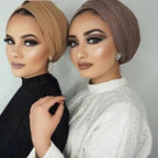 New Stylish Plain Scarf Women Muslim Crinkle Hijab Scarf Female Musulman Soft Cotton Headscarf Islamic Hijab Shawls And Wraps Stevvex
