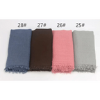New Stylish Plain Scarf Women Muslim Crinkle Hijab Scarf Female Musulman Soft Cotton Headscarf Islamic Hijab Shawls And Wraps Stevvex