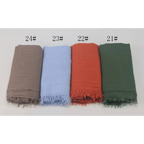 New Stylish Plain Scarf Women Muslim Crinkle Hijab Scarf Female Musulman Soft Cotton Headscarf Islamic Hijab Shawls And Wraps Stevvex