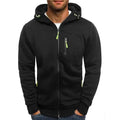 New Stylish Trendy Spring Winter Men Hoodie Hooded Coats Casual Sweatshirts Male Tracksuit Fashion Hoodie Men's Sports Leisure Fitness Jacquard Sweater Fleece Cardigan Hooded Jacket Sweater Stevvex