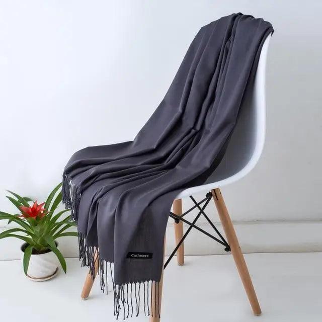 New Stylish Winter Scarf For Ladies Shawls And Wraps Neck Scarves Women Female Stoles Casual Wear Pashmina Scarf and Shawl Soft Women Pashminas Stevvex
