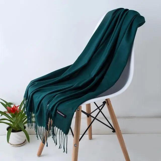 New Stylish Winter Scarf For Ladies Shawls And Wraps Neck Scarves Women Female Stoles Casual Wear Pashmina Scarf and Shawl Soft Women Pashminas Stevvex