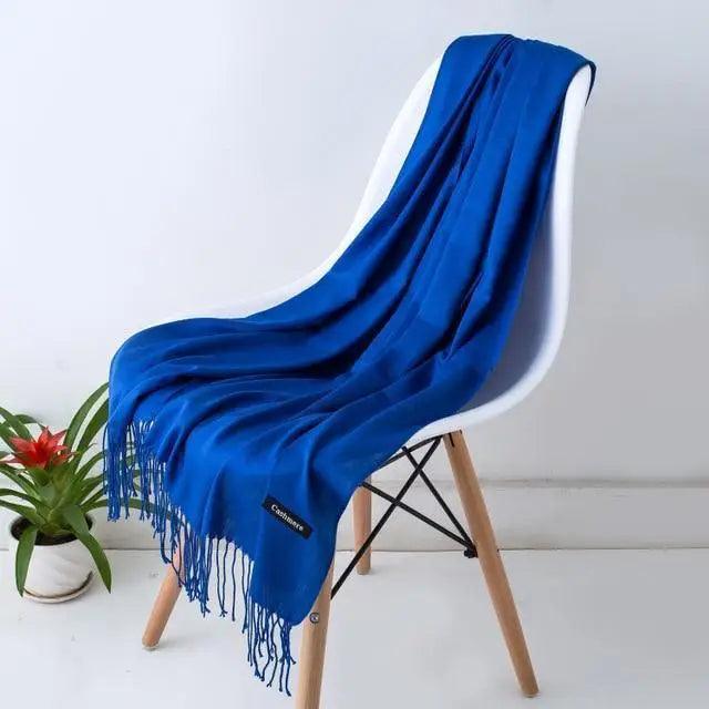 New Stylish Winter Scarf For Ladies Shawls And Wraps Neck Scarves Women Female Stoles Casual Wear Pashmina Scarf and Shawl Soft Women Pashminas Stevvex