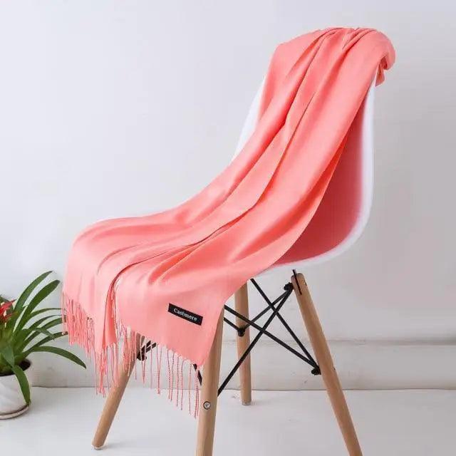 New Stylish Winter Scarf For Ladies Shawls And Wraps Neck Scarves Women Female Stoles Casual Wear Pashmina Scarf and Shawl Soft Women Pashminas Stevvex