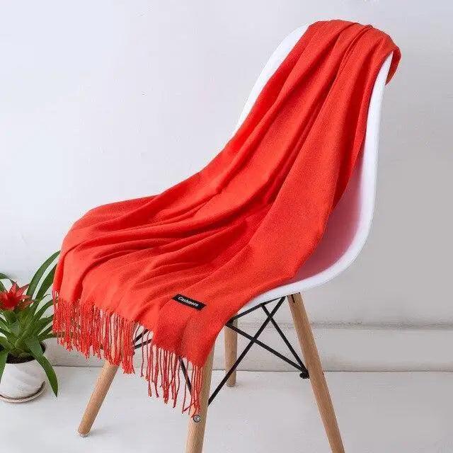 New Stylish Winter Scarf For Ladies Shawls And Wraps Neck Scarves Women Female Stoles Casual Wear Pashmina Scarf and Shawl Soft Women Pashminas Stevvex