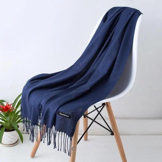 New Stylish Winter Scarf For Ladies Shawls And Wraps Neck Scarves Women Female Stoles Casual Wear Pashmina Scarf and Shawl Soft Women Pashminas Stevvex