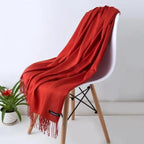 New Stylish Winter Scarf For Ladies Shawls And Wraps Neck Scarves Women Female Stoles Casual Wear Pashmina Scarf and Shawl Soft Women Pashminas Stevvex
