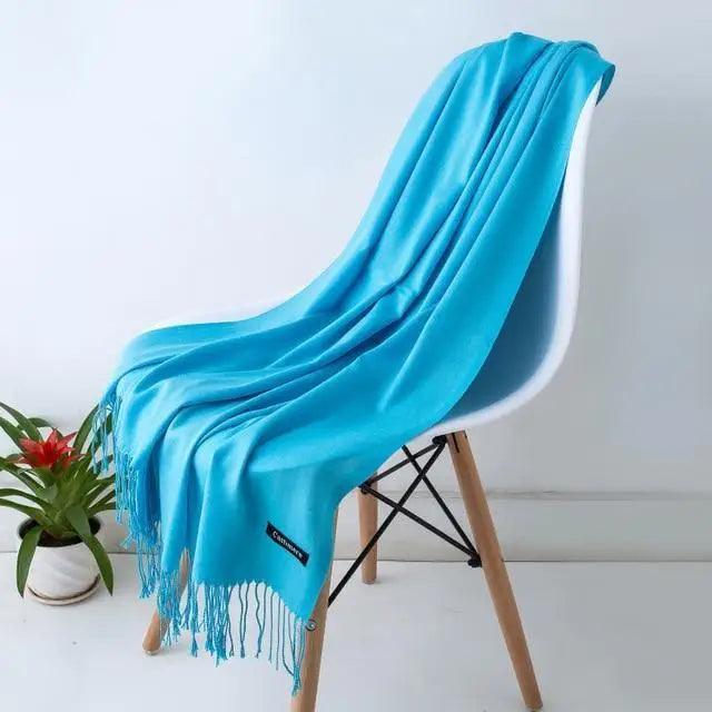 New Stylish Winter Scarf For Ladies Shawls And Wraps Neck Scarves Women Female Stoles Casual Wear Pashmina Scarf and Shawl Soft Women Pashminas Stevvex
