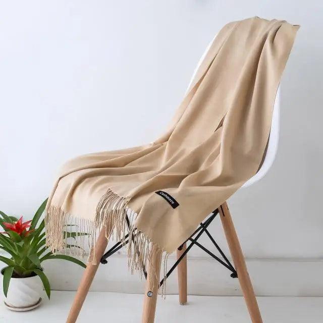 New Stylish Winter Scarf For Ladies Shawls And Wraps Neck Scarves Women Female Stoles Casual Wear Pashmina Scarf and Shawl Soft Women Pashminas Stevvex