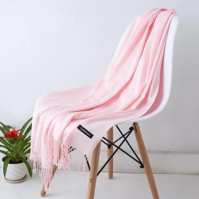 New Stylish Winter Scarf For Ladies Shawls And Wraps Neck Scarves Women Female Stoles Casual Wear Pashmina Scarf and Shawl Soft Women Pashminas Stevvex
