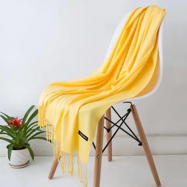 New Stylish Winter Scarf For Ladies Shawls And Wraps Neck Scarves Women Female Stoles Casual Wear Pashmina Scarf and Shawl Soft Women Pashminas Stevvex