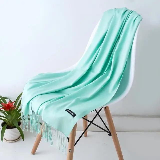 New Stylish Winter Scarf For Ladies Shawls And Wraps Neck Scarves Women Female Stoles Casual Wear Pashmina Scarf and Shawl Soft Women Pashminas Stevvex