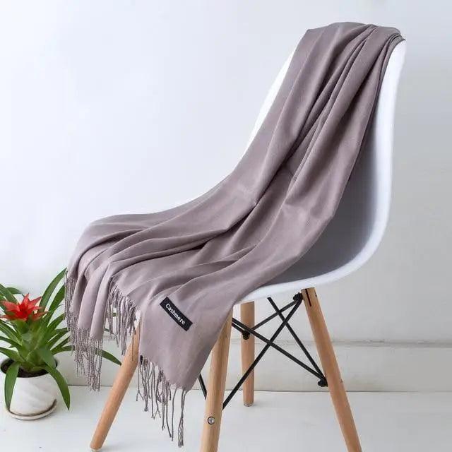 New Stylish Winter Scarf For Ladies Shawls And Wraps Neck Scarves Women Female Stoles Casual Wear Pashmina Scarf and Shawl Soft Women Pashminas Stevvex