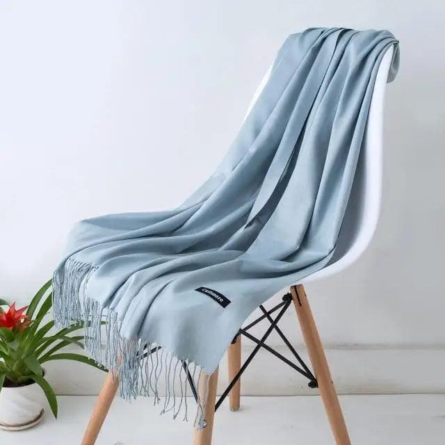 New Stylish Winter Scarf For Ladies Shawls And Wraps Neck Scarves Women Female Stoles Casual Wear Pashmina Scarf and Shawl Soft Women Pashminas Stevvex