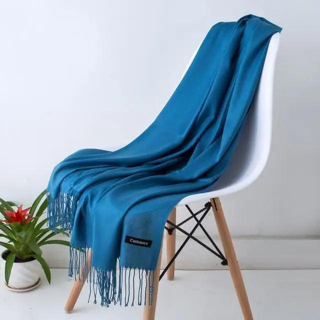 New Stylish Winter Scarf For Ladies Shawls And Wraps Neck Scarves Women Female Stoles Casual Wear Pashmina Scarf and Shawl Soft Women Pashminas Stevvex
