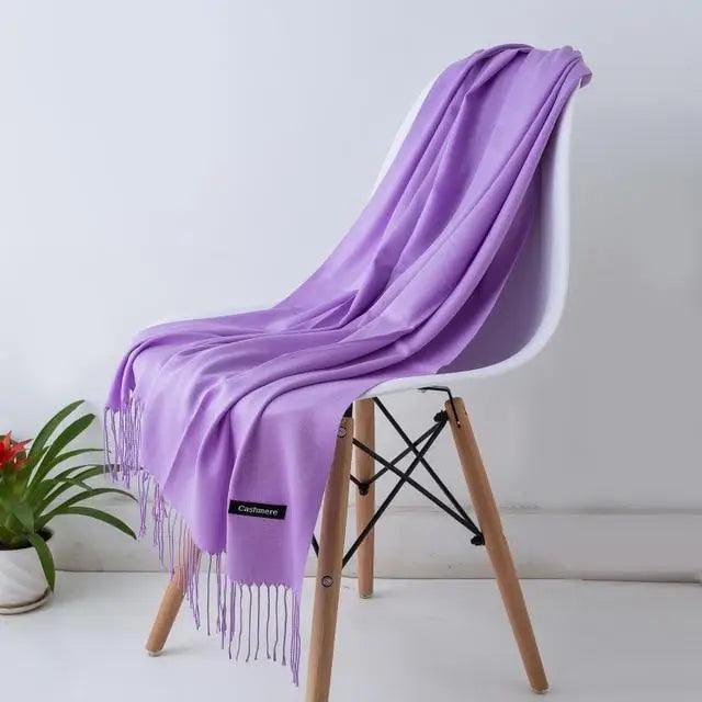 New Stylish Winter Scarf For Ladies Shawls And Wraps Neck Scarves Women Female Stoles Casual Wear Pashmina Scarf and Shawl Soft Women Pashminas Stevvex