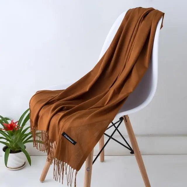 New Stylish Winter Scarf For Ladies Shawls And Wraps Neck Scarves Women Female Stoles Casual Wear Pashmina Scarf and Shawl Soft Women Pashminas Stevvex