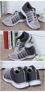 New Stylish Women Running Shoes Outdoor Walking Jogging Sneakers Lace Up Mesh Athletic Shoes Non Slip Lightweight Breathable Mesh Running Sneakers