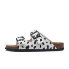 New Summer Beach Slippers Casual Double Buckle Non-slip Clogs Slides Women Slip On Flip Flop Women's Comfort Slides Double Buckle Adjustable EVA Flat Sandals