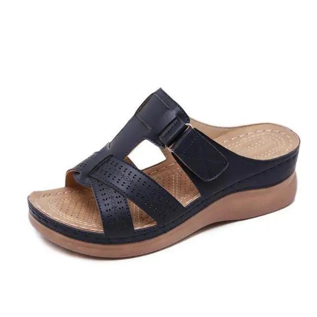 New Summer Fashion Slipper 2021 Buckle Strap Slippers with Comfortable Heel Indoor Outdoor Beach Sandals For Women Stevvex
