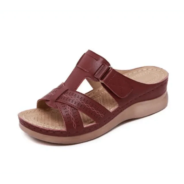 New Summer Fashion Slipper 2021 Buckle Strap Slippers with Comfortable Heel Indoor Outdoor Beach Sandals For Women Stevvex