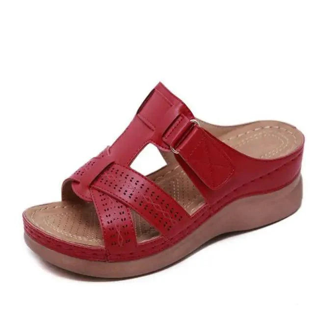 New Summer Fashion Slipper 2021 Buckle Strap Slippers with Comfortable Heel Indoor Outdoor Beach Sandals For Women Stevvex