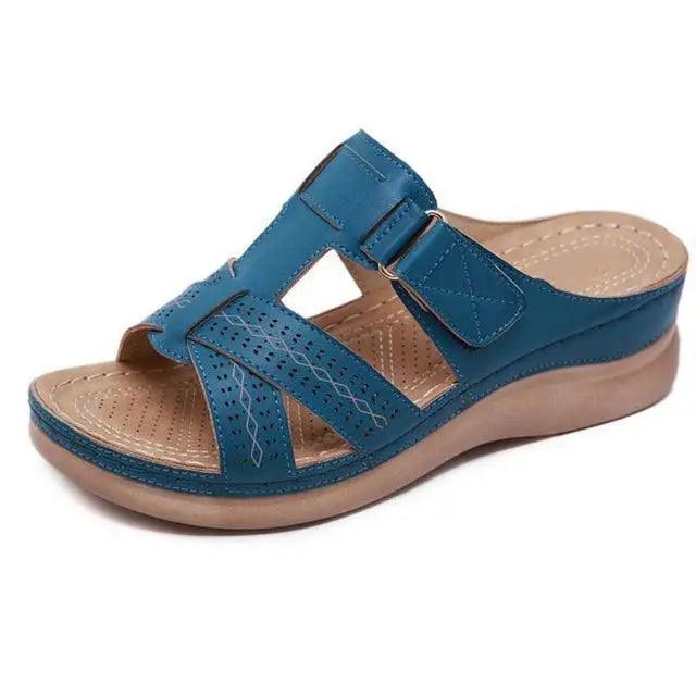 New Summer Fashion Slipper 2021 Buckle Strap Slippers with Comfortable Heel Indoor Outdoor Beach Sandals For Women Stevvex