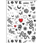 New Super Thin Self-Adhesive  Letter 3d Nail Decal Stickers Manicure Nail Art Decoration Accessories Holographic Old English Character Nail Self-Adhesive Sticker English Font Design Manicure Design Water Sliders Decorations Accessories Stevvex