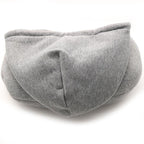 New Travel Hooded U-Shaped Pillow Cushion Car Office Airplane Head Rest Neck Neck Pillow Inflatable Travel Pillow Comfortably Supports The Head Support U-Shaped Luxury Memory Foam Neck Travel Pillow with Hoodie Neck Pillow Stevvex
