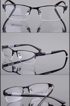 Lightweight Alloy Semi-Rimless Reading Glasses For  Men And Women With Quality Half Frame  Men Reading Glasses  For Men New Retro Eyewear