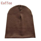 New Trendy  Baby Street Dance Hip Hat Cotton Spring Autumn Toddler Cap Scarf For Boys Girls Winter Warm Solid Color Children Hat Men's Winter Hat Warm Orange Yellow Red Blue Black Knitted Casual Hat