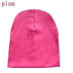 New Trendy  Baby Street Dance Hip Hat Cotton Spring Autumn Toddler Cap Scarf For Boys Girls Winter Warm Solid Color Children Hat Men's Winter Hat Warm Orange Yellow Red Blue Black Knitted Casual Hat