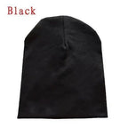 New Trendy  Baby Street Dance Hip Hat Cotton Spring Autumn Toddler Cap Scarf For Boys Girls Winter Warm Solid Color Children Hat Men's Winter Hat Warm Orange Yellow Red Blue Black Knitted Casual Hat
