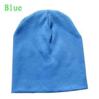 New Trendy  Baby Street Dance Hip Hat Cotton Spring Autumn Toddler Cap Scarf For Boys Girls Winter Warm Solid Color Children Hat Men's Winter Hat Warm Orange Yellow Red Blue Black Knitted Casual Hat
