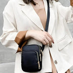 New Trendy Crossbody Zipper  Shoulder Bag For Ladies And Girls Multifunction Handbag Wrist Purse For Females Stevvex