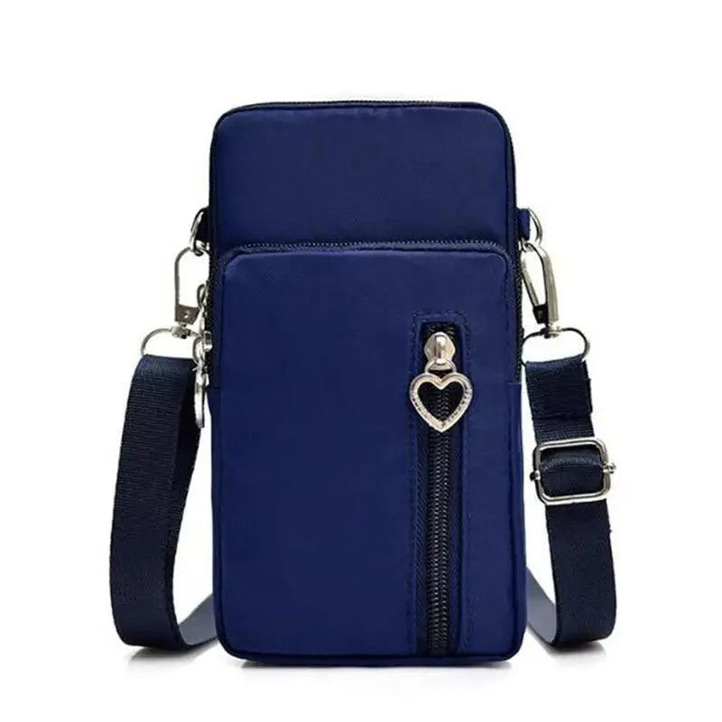 New Trendy Crossbody Zipper  Shoulder Bag For Ladies And Girls Multifunction Handbag Wrist Purse For Females Stevvex